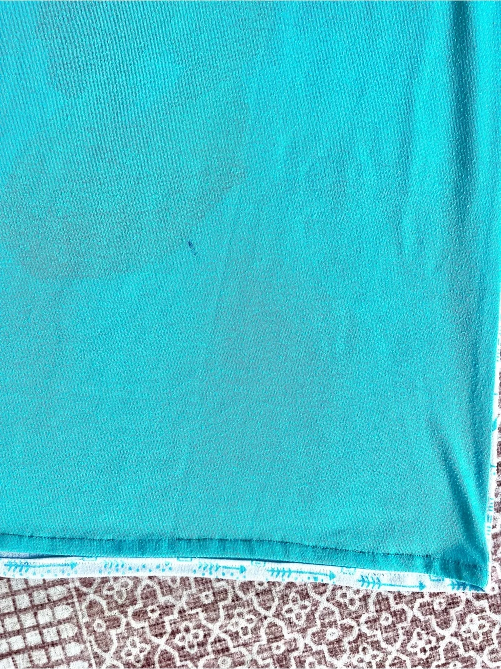 Vintage Pocahontas 90s Nightgown Long Dress Disney Teal White Used Size 10 L - Picture 8 of 10